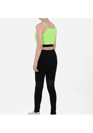 Slazenger DIPAK IN Kız Çocuk Tayt Takım Siyah