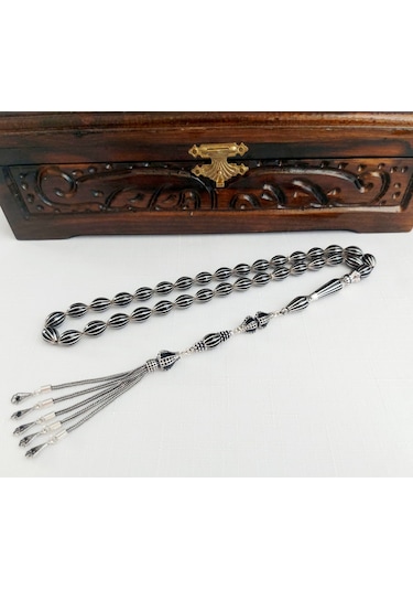 Erzurum Oltu 12 Yarma Ahmet Çelebi Usta İşi Tesbih Ölçü 8x12