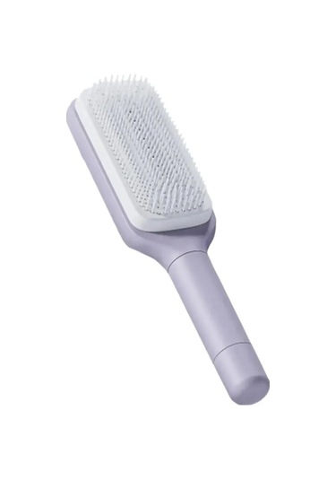 Shineyee Mor Silikon Dişli Otomatik Saç Toplama Masaj Tarak, Anti-statik, Nemli/kuru Saçlar İçin Geniş Kullanim Alanli