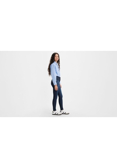 Levi's Mile High Super Skinny Jean Pantolon-1772 Dark İndigo - Worn İn