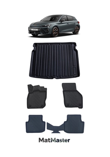 Cupra Leon 2025 Model 5d Premium Ekstra Havuzlu Paspas Ve Bagaj Havuzu Set