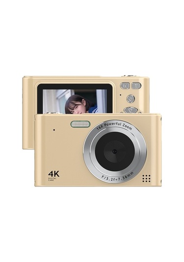 Trendooze Springsun 4k Dijital Kamera Video Kamera 48mp 2.4 İnç Ekran 16x Dijital Zoom Hs