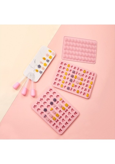 Gildedwill Tatlı Kalıbı Kendin Yap Hayvan Meyve Silikon Kalıbı Kendin Yap Yiyecek Jöle Damla Kalıbı