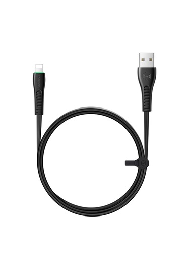 Mcdodo Ca-6363 Uçan Balık Serisi 8 Pin - Usb Led Kablosu, Uzunluk: 1.8m Siyah