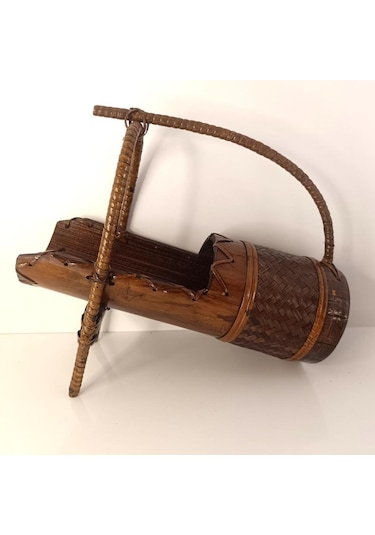 Bambu Şişe Şarap Sunumluk Yağdanlık Ev Dekorasyon