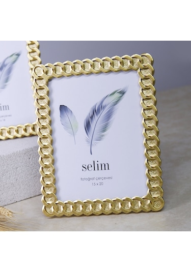 Selim 15 x 20 CM Florence Çerçeve Altın