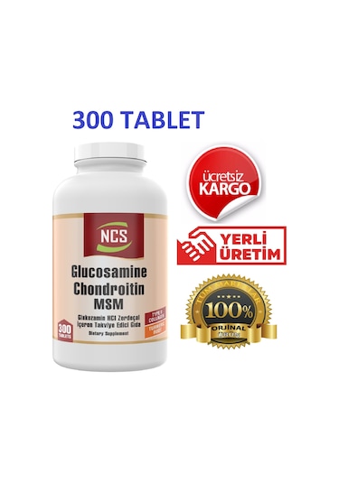 Ncs Glucosamine Chondroitin Msm 300 Tablet Glukozamin Collagen