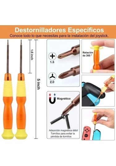 Vıdges İçindekiler: 25'li Tamir Ve Değişim Seti Nintendo Switch Stickler Çeviri: 25'li Tamir Ve Değişim Seti Nintendo