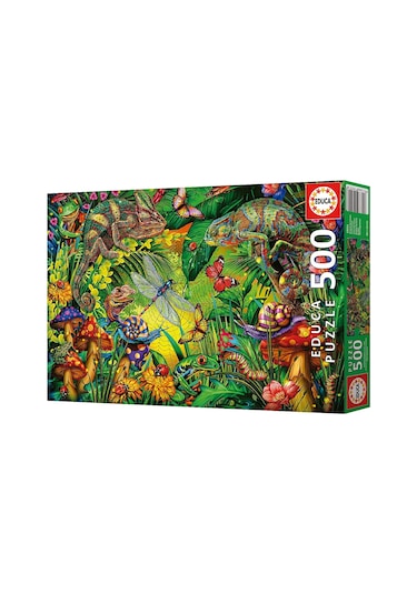 Educa 500 Parça Renkli Orman Puzzle - 19551 - Colourful Forest