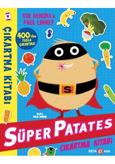 Süper Patates Çıkartma Kitabı Eğitici Çocuk Kitabı