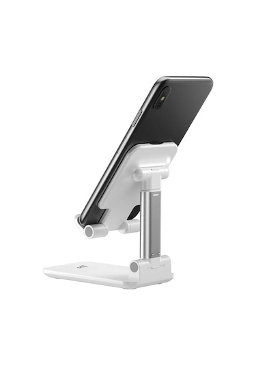 Juo Katlanabilir Masaüstü Telefon Standı Beyaz