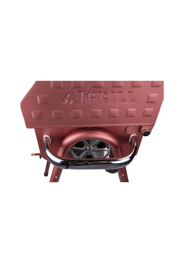 Igrıll Barbekü Cube 402 Mm Kömürlü Mangal Kırmızı