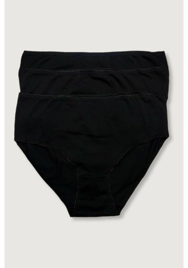 6 Lı Dr.bugyi Kadın Yüksek Bel Modal Extra Yumuşak Elastane Külot 0335 Siyah