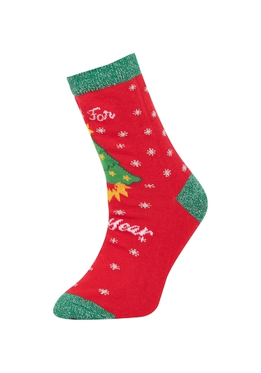 Defacto Kız Çocuk Yılbaşı Temalı 2'li Pamuklu Uzun Çorap Z3924A6NSKR1 Çok Renkli Defacto Kız Çocuk Yılbaşı Temalı 2'li Pamuklu Uzun Çorap Z3924A6NSKR1 Çok Renkli