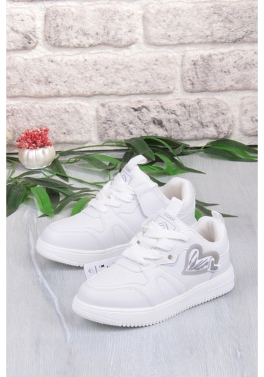 Fort Cool Megan Rahat Hafif Kız Çocuk Ayakkabı Beyaz