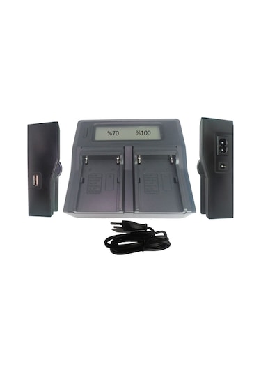 Digital Power NP-F970 Sony MC2500 için İkili Şarj Cihazı