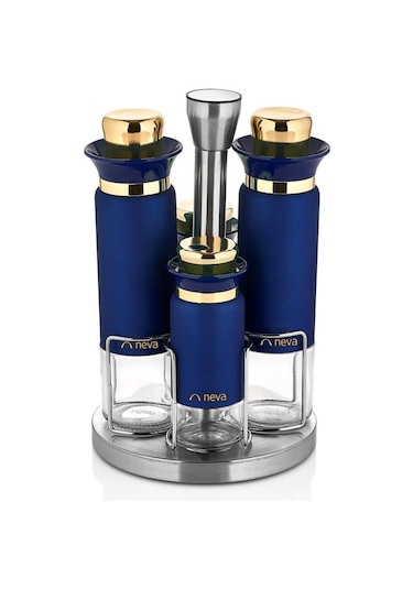 Neva Yakamoz Baharat Seti -4 Lü Şeffaf