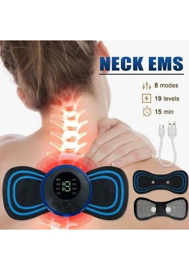 Emc Mini Vücut Masaj Aleti, Şarj Edilebilir, Boyun Ve Vücudun Geri Kalanı Ve Kas Gevşemesi Için Harika, En Kaliteli Ürün Hd7pz9 Çok Renkli