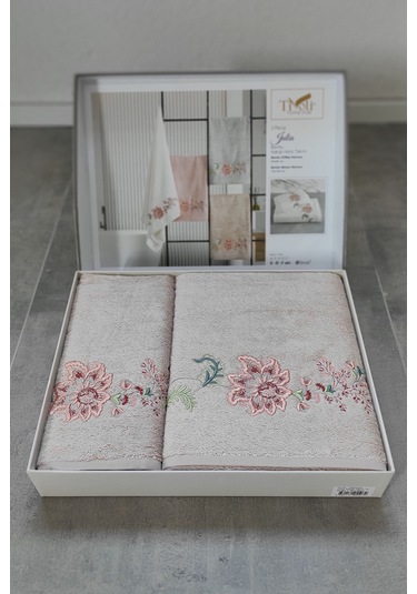 Bambu Yumuşak & Yüksek Su Emici 2'li Banyo Havlu Seti-julia