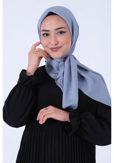 Harem Scarf Brisa Vual Eşarp Kot Mavi
