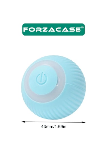 Forzacase Akıllı İnteraktif Şarjlı Kedi Oyuncağı Kedi Topu