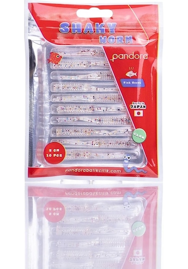 Pandora Shaky Worm 50mm Lrf Silikonu Candy