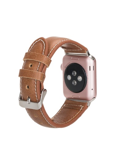 Bloomband Chalk Naturel Taba iOS Watch Uyumlu Kordon-44/45/46/49mm