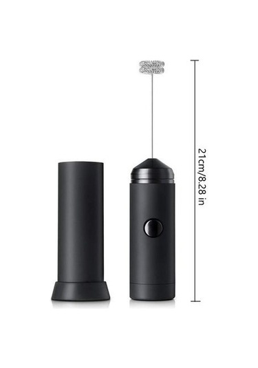 Yasammerkezi Elektrikli Süt Frother Mikser, Taşınabilir İçecek Mikser, Çift Katmanlı Yumurta Çırpıcı, Köpük Kahve Maki Ahşap