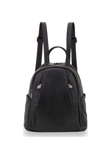 Bilik Deri Siyah Rölax Deri Kadın Sırt Çantası Blm01 9550 001