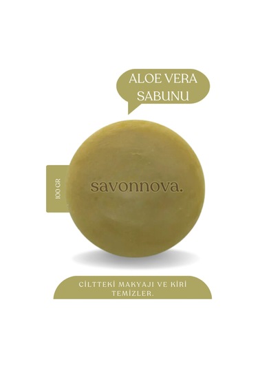 Nemlendirici Ve Besleyici Doğal Aloe Vera Sabunu Ciltler Için Katkısız Sabun 100gr