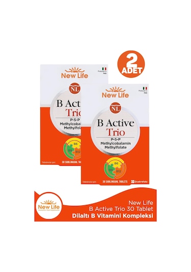 New Life B Active Trio 30 Tablet 2 Adet