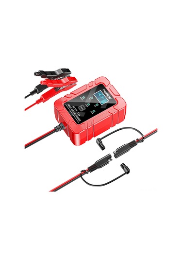 Ximistore9 Akıllı 6v/12v Şarj Cihazı - Lcd Ekranlı, Otomatik Motor Ve Araç Aküsü Bakımı 4ah-30ah