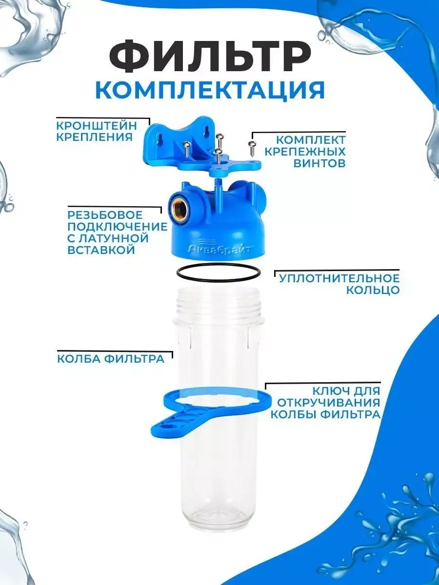 Akvabrajt 1/2 Soğuk Su İçin Anahat Su Filtresi 272569538