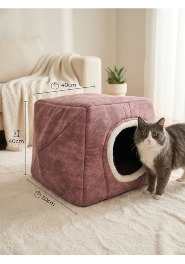 Plus Çok Fonksiyonlu Kedi Köpek Kare Yatak