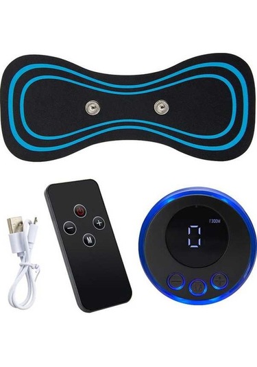 Dm Uzaktan Kumandalı Akıllı Boyun Masaj Aleti, Taşınabilir Elektrikli Servikal Masaj Cihazı Gri-siyah Gri - Siyah