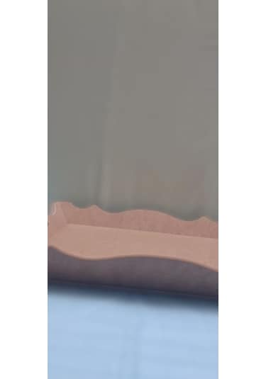 Hobi Dekoratif Tepsi Ayaklı Şımarık Model Ham Ahşap Mdf El Yapımı