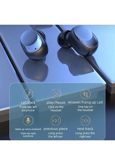 Time&Tech Y60 Earbuds Bluetooth 5.4  Kulak İçi Kulaklık