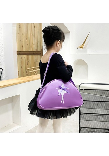Suntek Bale Dans Çantası Spor Latin Jimnastiği Için Mor