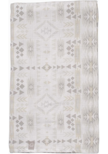 Pamuk Müslin Örtü Battaniye 120X120 Cm Apawi Gri - Gri