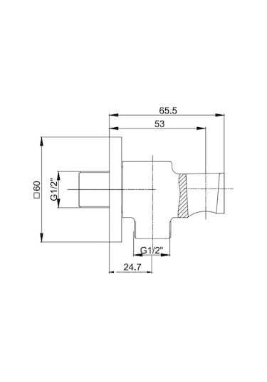 Eca Dalia Ankastre Duş Seti 2-yollu 102199773 Krom