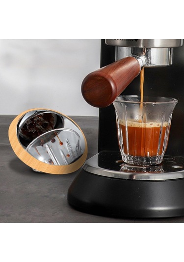 Suntek Mutfak Kayın Siyah Için Espresso Lens Akış Hızı Ayna Kahve Makinesi Aracı