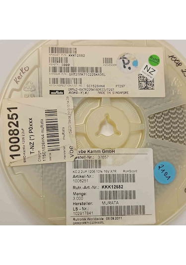 Grm31mr71c225ka35l 2.2mf 1206 Kondansatör 50 Adet