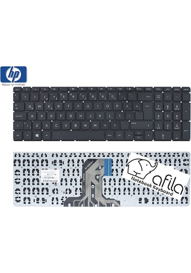 Nk-Kr30124 - HP Uyumlu V151802As1 Us Notebook Klavye - Tuş Takımı / Siya - 529582411