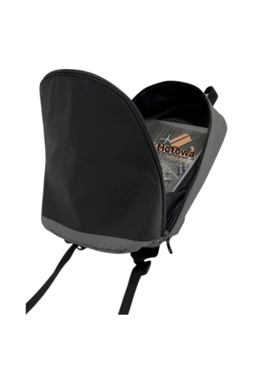 Hotowa Huppi Sırt Çantası Laptop Bölmeli Gri Gri - Siyah