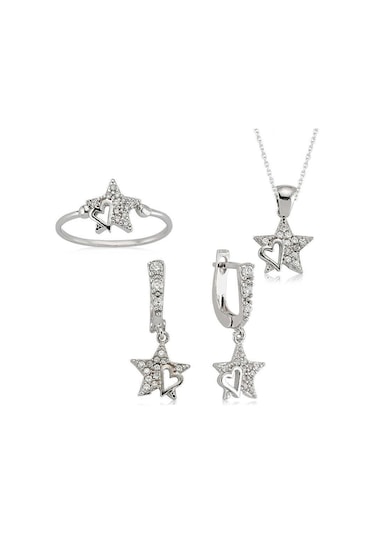Gümüş Yıldız Bayan Set 59779835