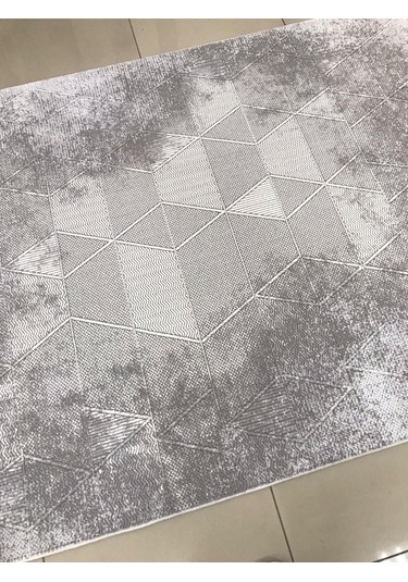 Merinos Halı Ritim 73344 095 Serisi Salon Oturma Yatak Odası Halısı Gri