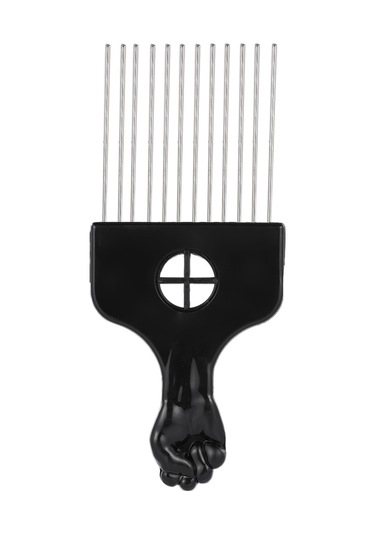 Mufunye Saç Şekillendirme Seti - 3'lü Metal Afro Tarak, Kıvırcık Saçlar İçin