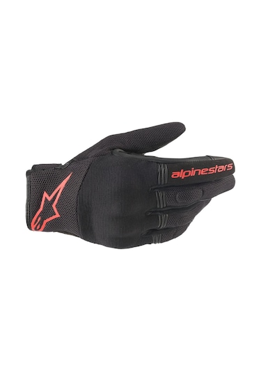 Alpinestars Copper Korumalı Motosiklet Eldiveni Siyah Kırmızı