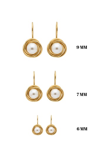Olympia 6 Mm İnci Küpe Gümüş