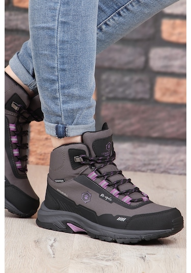 Lumberjack Re-cycle Kaymaz Su Geçirmez Outdoor Kadın Bot 667800001060 12 Mor